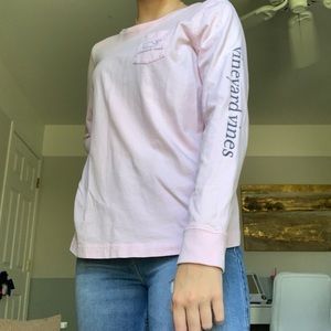 Small Vineyard Vines Pink Long Sleeve T-shirt